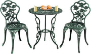 Set di mobili da giardino - Alluminio - Latta - 3 pezzi - Mobili per terrazza