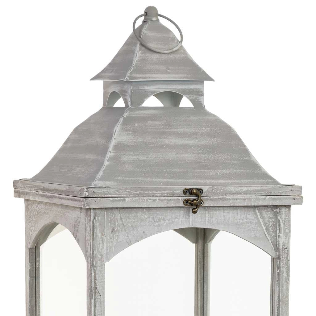 Lanterna in legno 30x30x112h cm