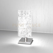 TRAY PORTATILE 1 LUCE FOGLIA ARGENTO 1087-P-FA