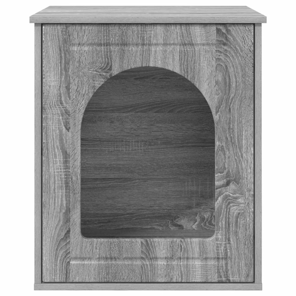 Casa per Gatti Grigio Sonoma 53 x 52 x 62 cm Legno multistrato 8000713