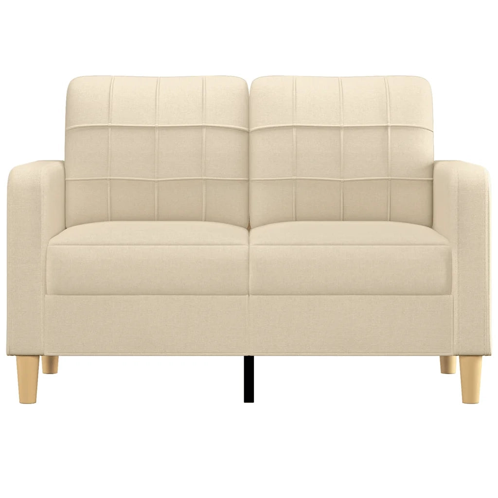 Divano a 2 Posti-Sofa 2 Posti Crema 120 cm in Tessuto 103627