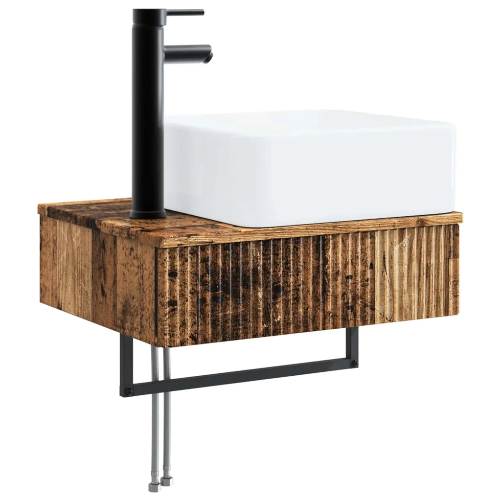 Set di mobili per il bagno 5 pcs Legno antico 3407269