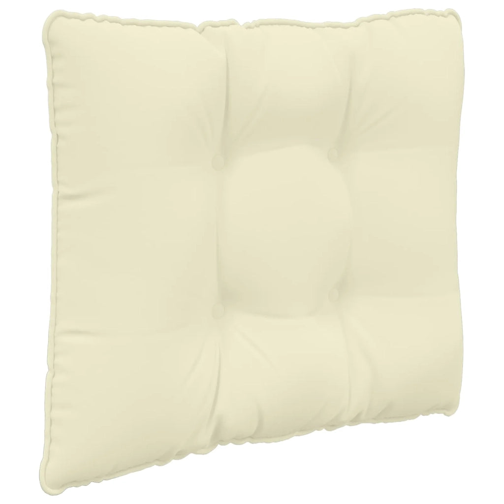 Cuscino per divano da esterno 3 pcs Crema Poliestere 900797