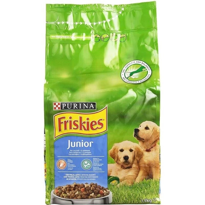 FRISKIES JUNIOR CROCCHETTE PER CANE AL POLLO 1,5 KG