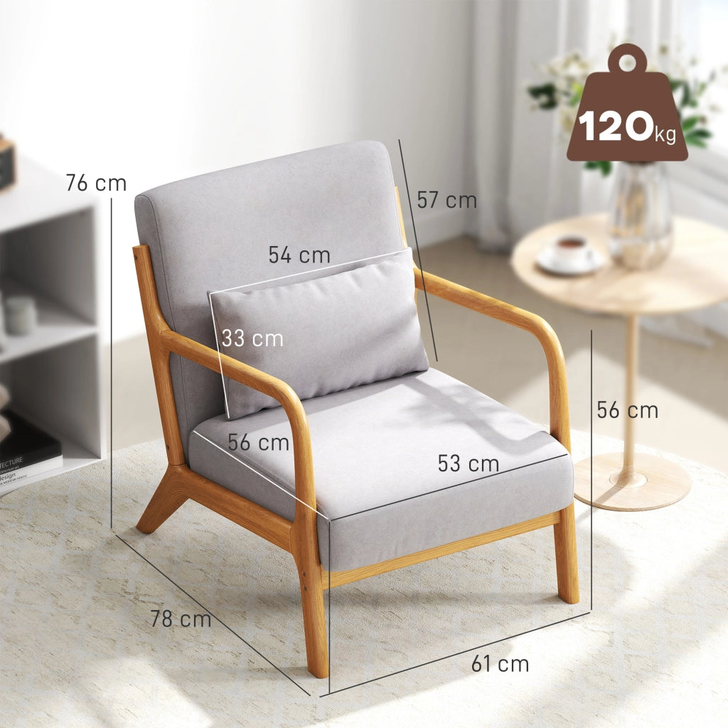 Poltrona Lounge Elegante ¨C Minimal ¨C Tessuto Velluto Grigio Scuro