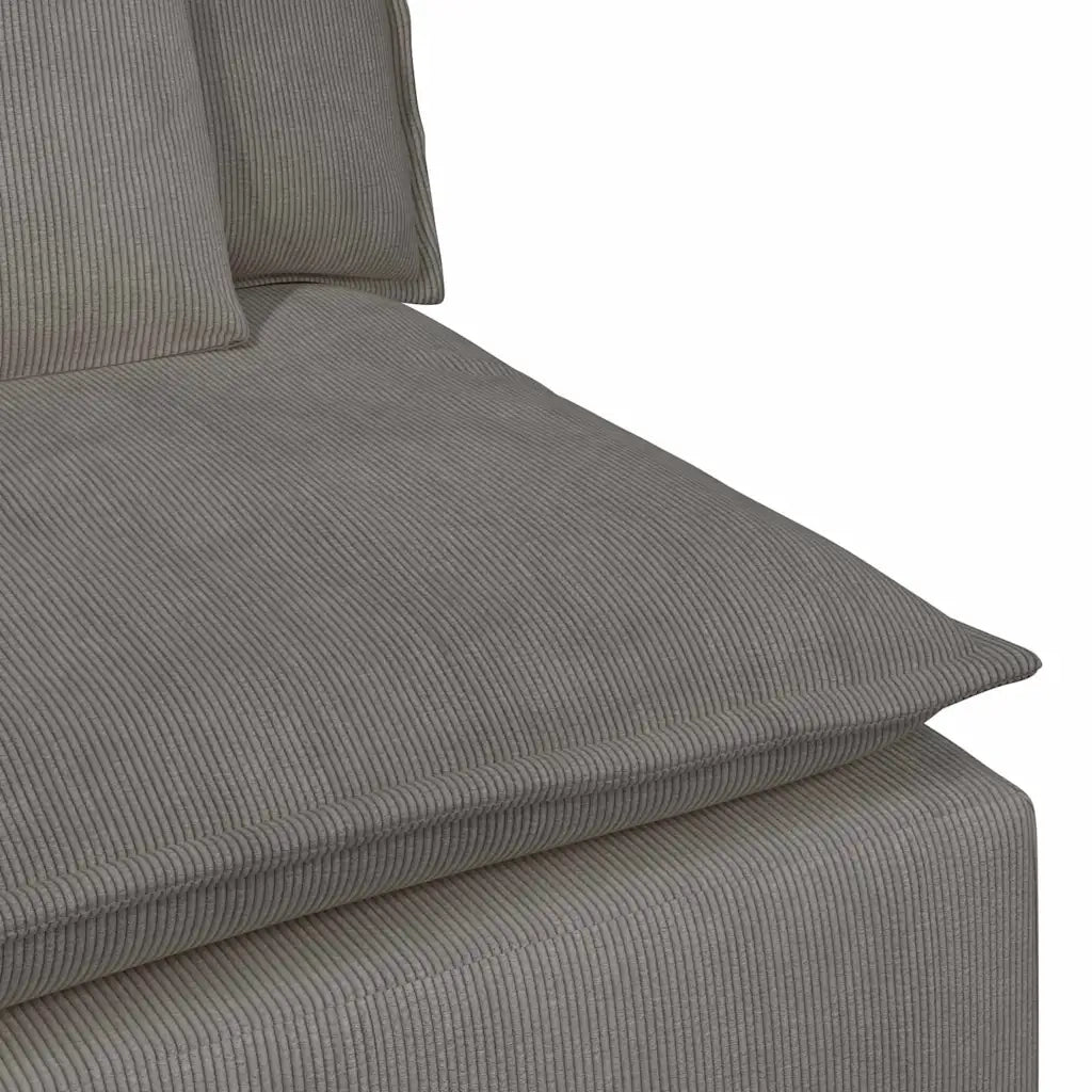 Modulo Terminale Bracciolo Divano Modulare con Cuscini 100 cm 4104407