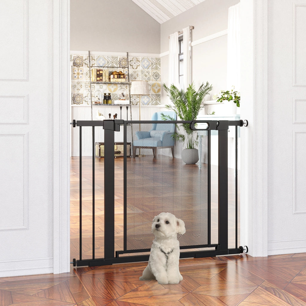 Barriera per animali domestici ¨C Minimal ¨C Nero 75-103 cm
