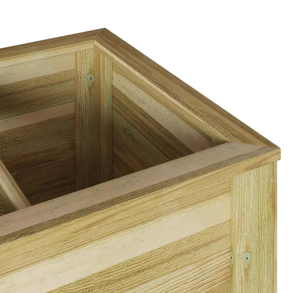 Vaso Alto Marrone 85,5 x 46,5 x 96 cm Legno di pino impregnato 42013033
