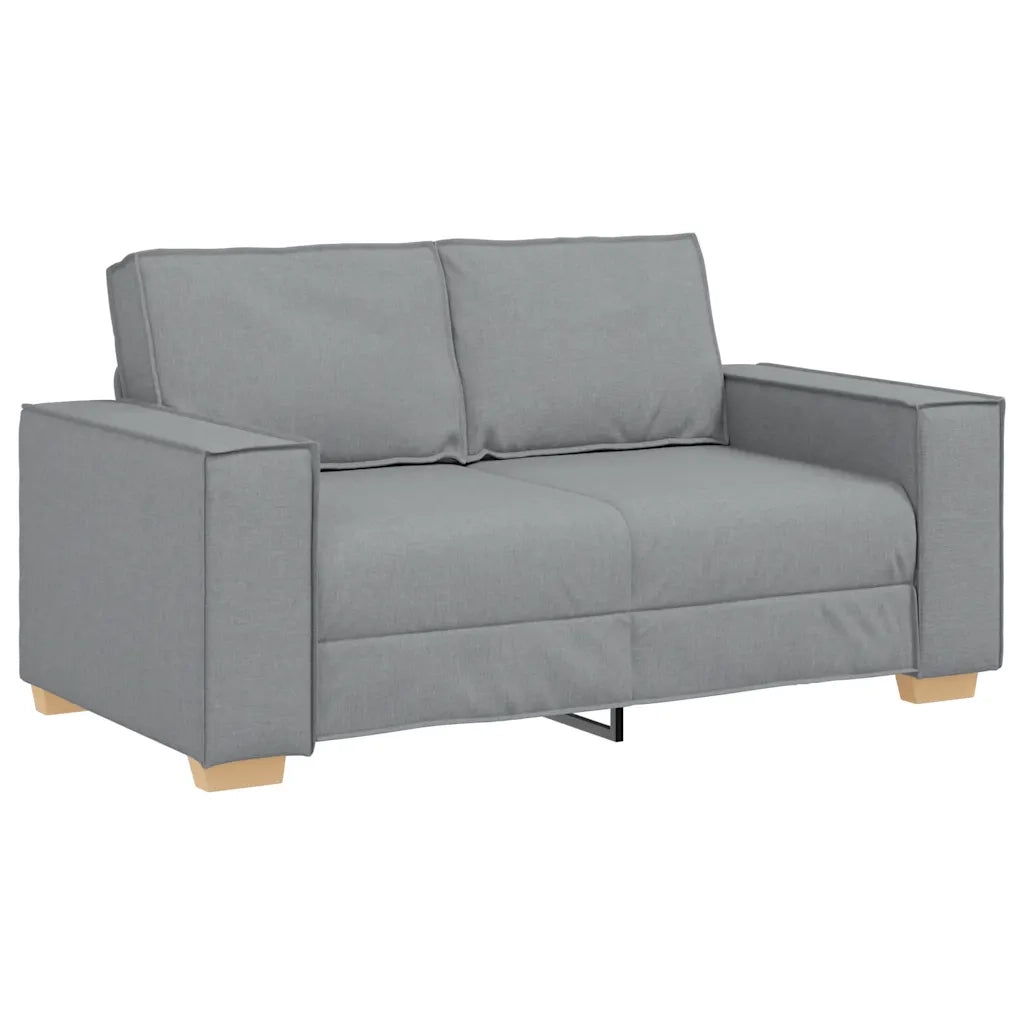 Divano a 2 posti Grigio chiaro 160x78x84 cm in tessuto 4104970