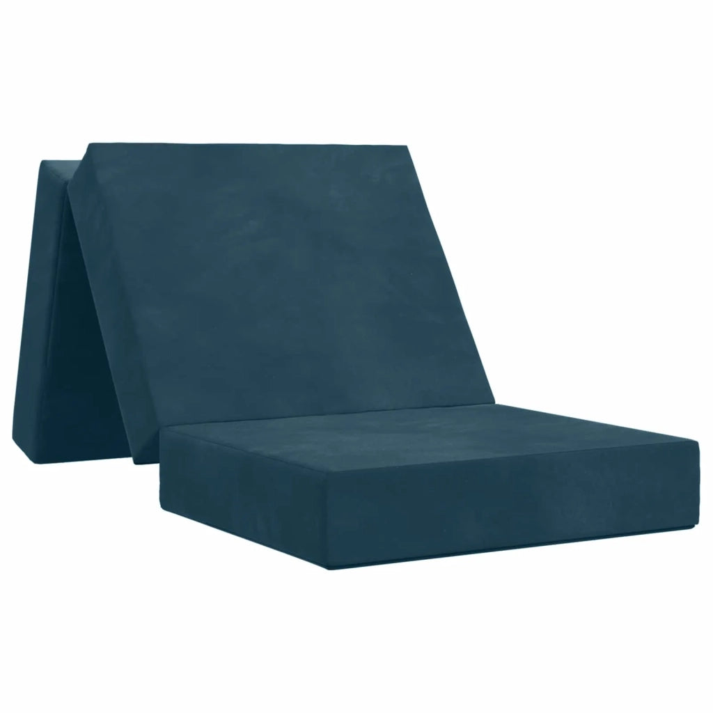 Divano Letto Pieghevole 75 x 67 x 45 cm Blu 900166