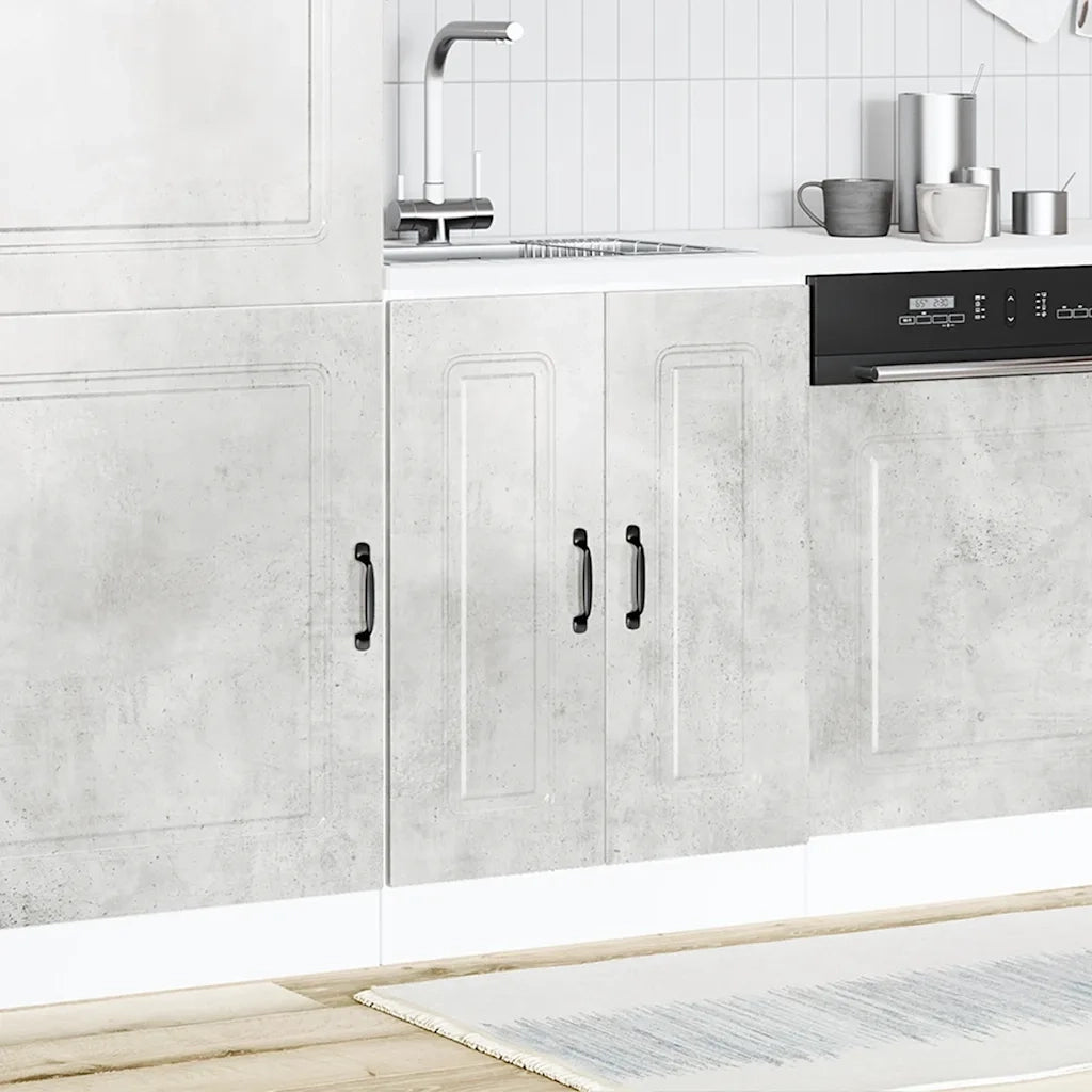 Mobile base lavello Kalmar Grigio Cemento 60x46x81,5 cm 853441