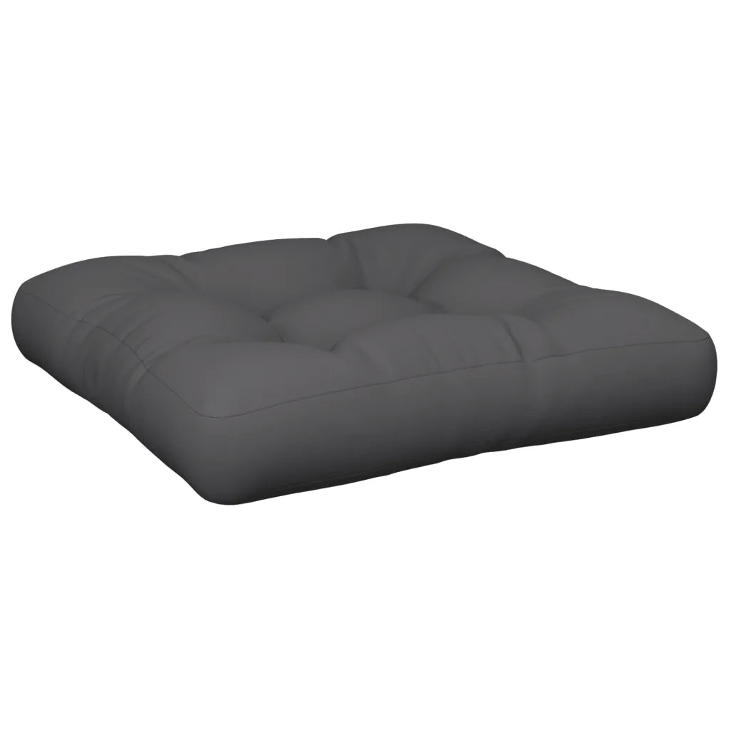 Cuscino per Pallet Antracite 50x50x12 cm in Tessuto 360425
