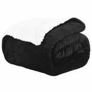 Coperta Nero 130 x 150 cm Panno