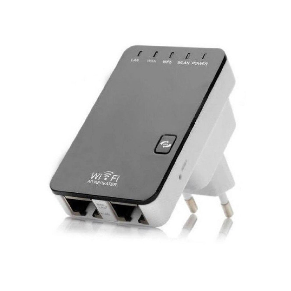Trade Shop - Mini Router Wireless N Funzione Wps Access Point E Ripetitore Wifi 300 Mbps -