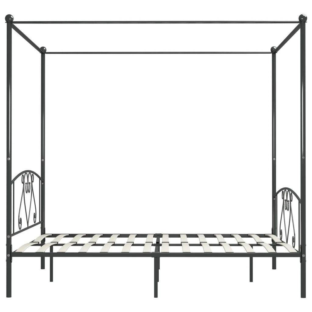 Giroletto Baldacchino senza Materasso 200x200 cm Metallo 284446