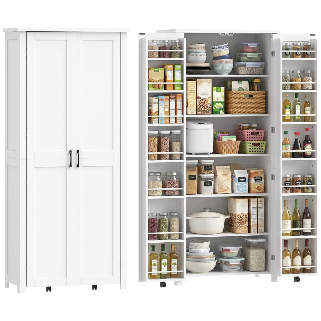 Mobile Cucina con Ante e Cassetti ¨C Zephmum ¨C Bianco