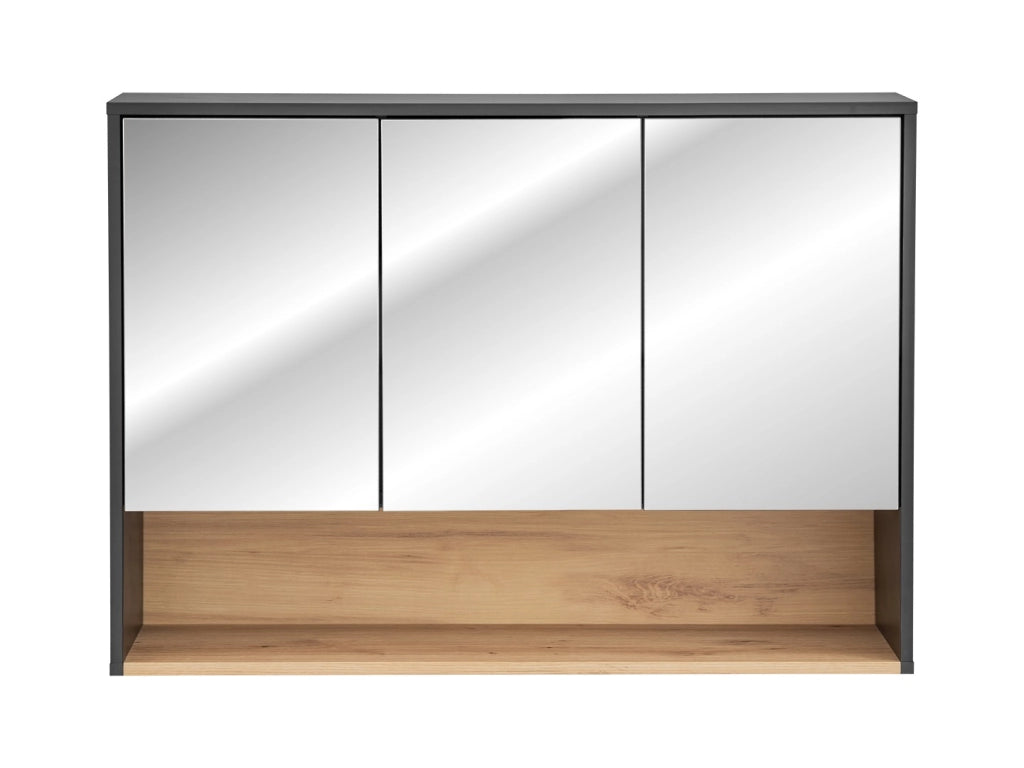 Mobile con specchio 100 cm 3 ante Borneo Cosmos 100 x 75 x 25 cm