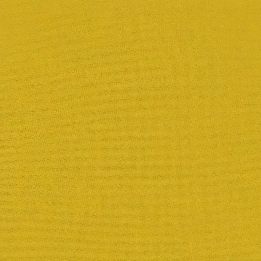 Divano a 3 Posti con Cuscini Giallo 180 cm in Velluto