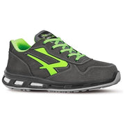 U-Power RL20174 Yoda Scarpe Antinfortunistiche Basse S3 SRC ESD Pelle Nabuk Puntale Alluminio Taglia 41 colore Grigio Verde