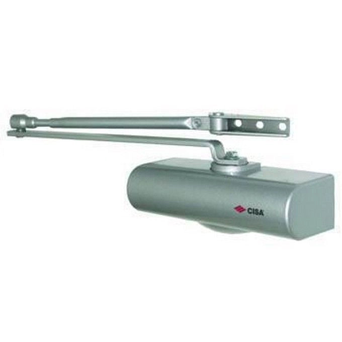 Cisa C1415 Smart Plus 2 Chiudiporta Senza Arresto Forza EN 3 porta max 60 Kg 950 mm colore Alluminio