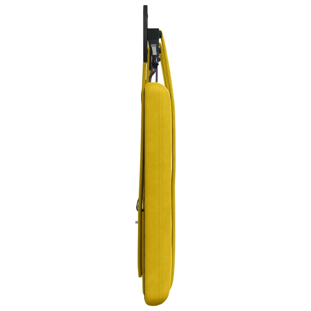 Testiera | Testata sospesa Con luce LED Giallo Velluto