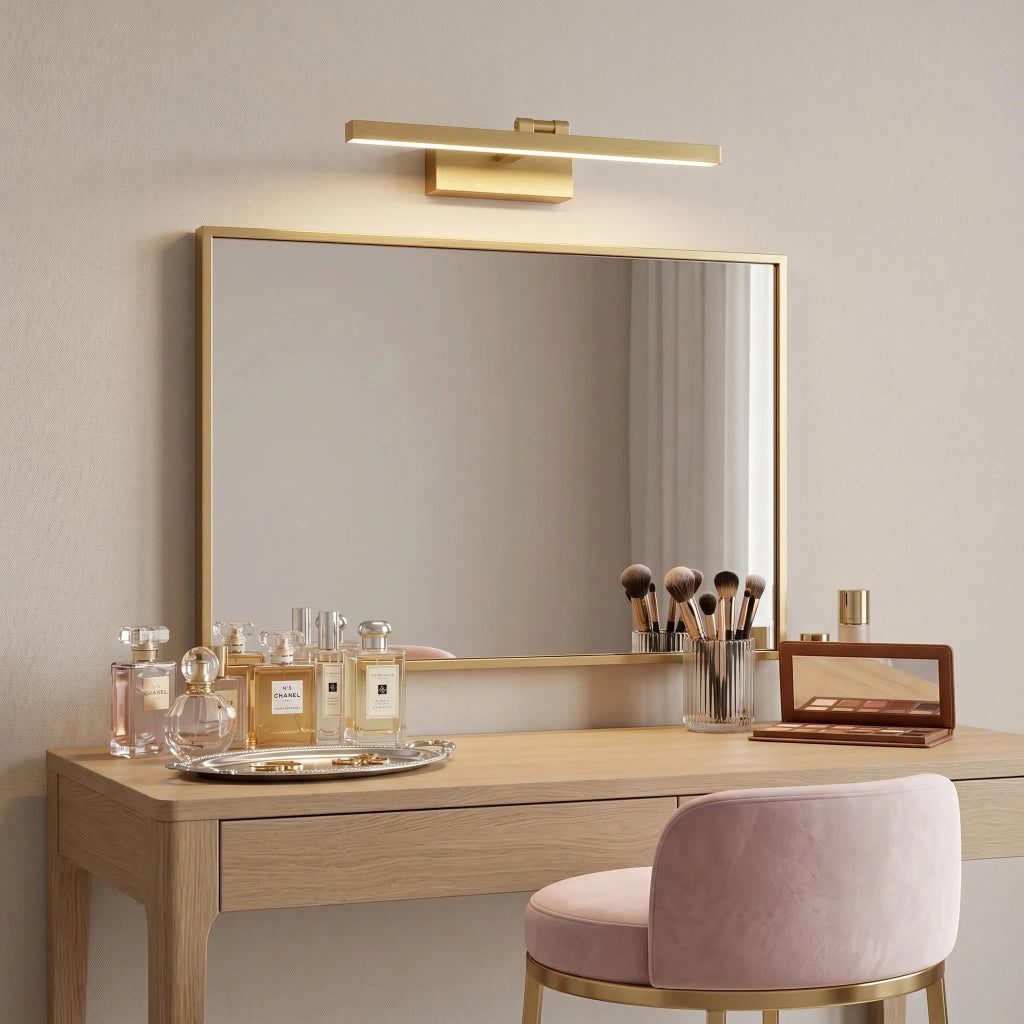 Applique Da Bagno Led APP1864-1W 60 Cm Brush Gold