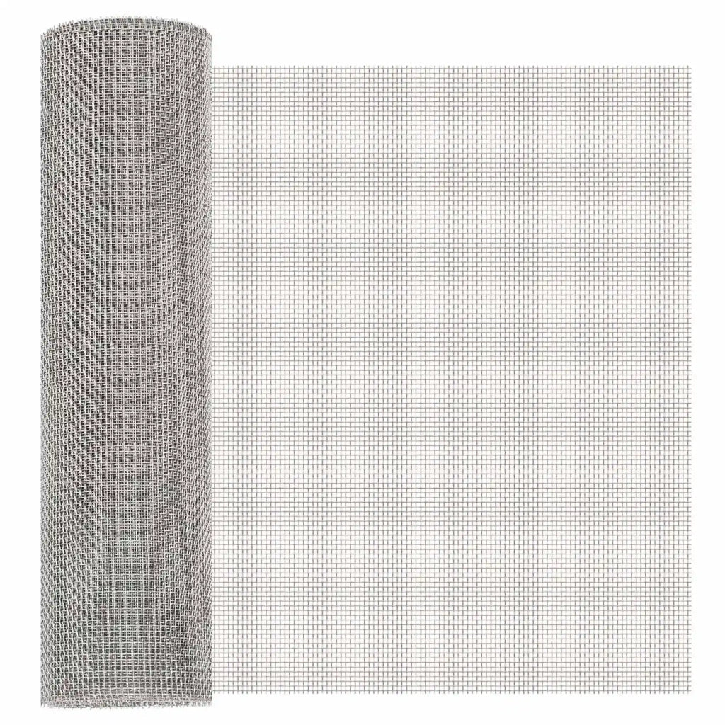 Rete per schermatura 40 x 500 cm 8 Mesh Argento 42039666