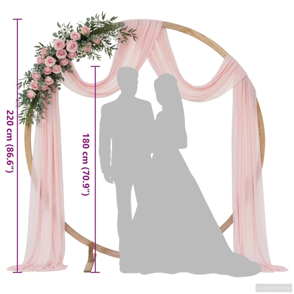 Arco Nuziale Marrone Chiaro 224 x 80 x 220 cm 42019397