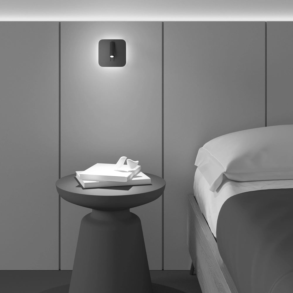 Applique Maytoni IOS 176 nera LED 9W 2 luci 3000K 550lm