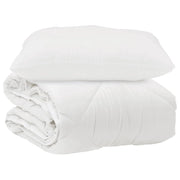 Piumone | Duvet con cuscino 2 pz Bianco Microfibra