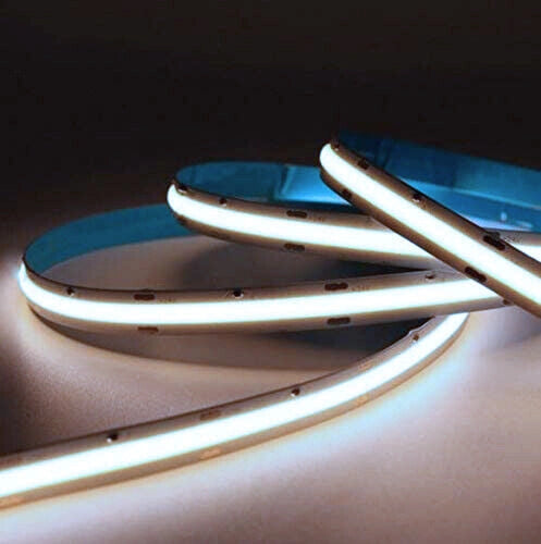 Striscia Led Cob Alta Luminosita 7000 Lumen Potenza 70W a 12V 5 mt Tagliabile
