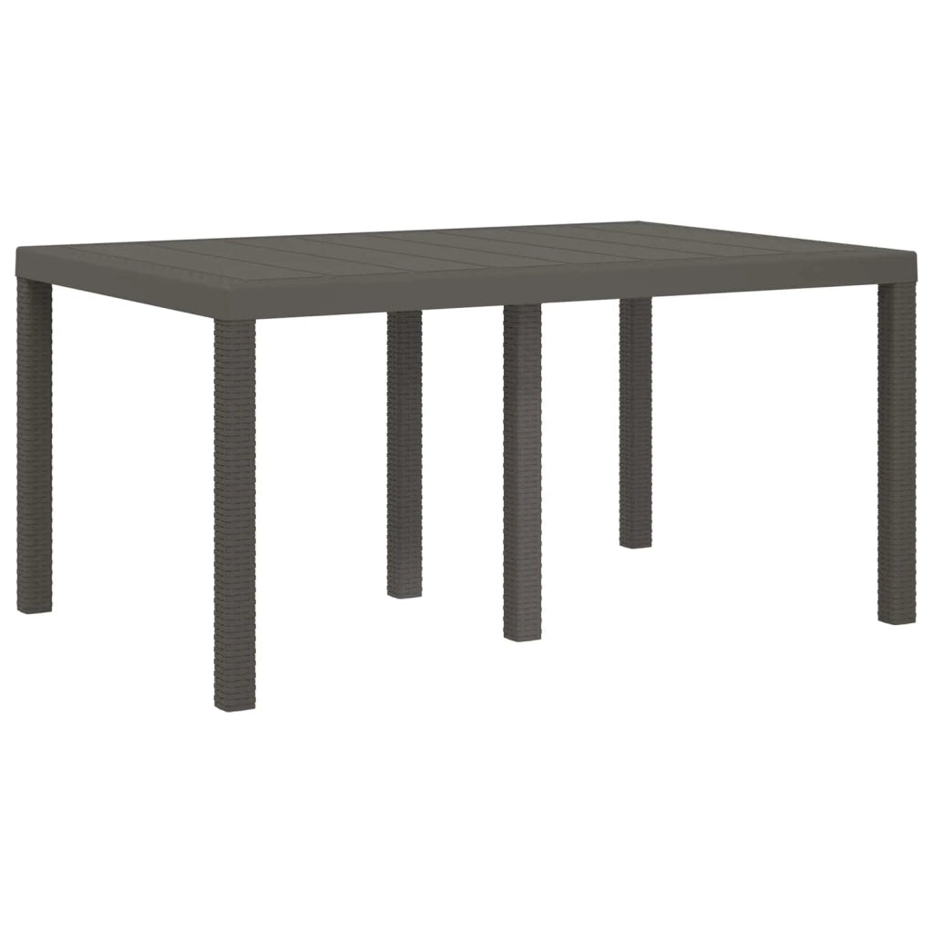 Set da Pranzo per Giardino 5 pcs Grigio chiaro e Tortora PP 3430069