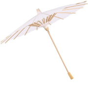 Parasole di carta per decorazione e cosplay, bianco, 30cm