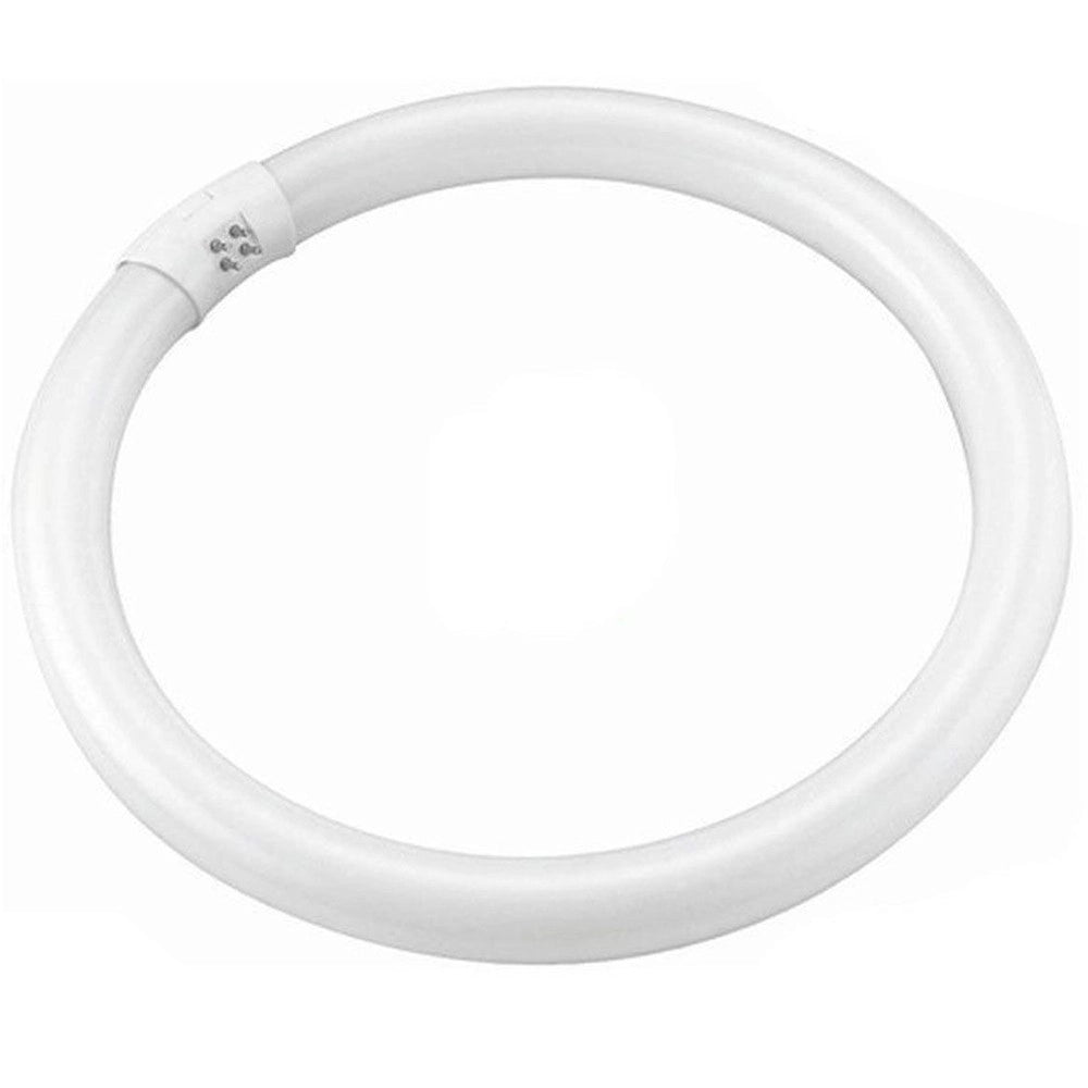 Trade Shop - Lampada Luce Neon Circolare Fredda T9 Risparmio Energetico Fluorescente 22 Watt -