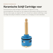 Cartridge a schijf ceramica per doccia