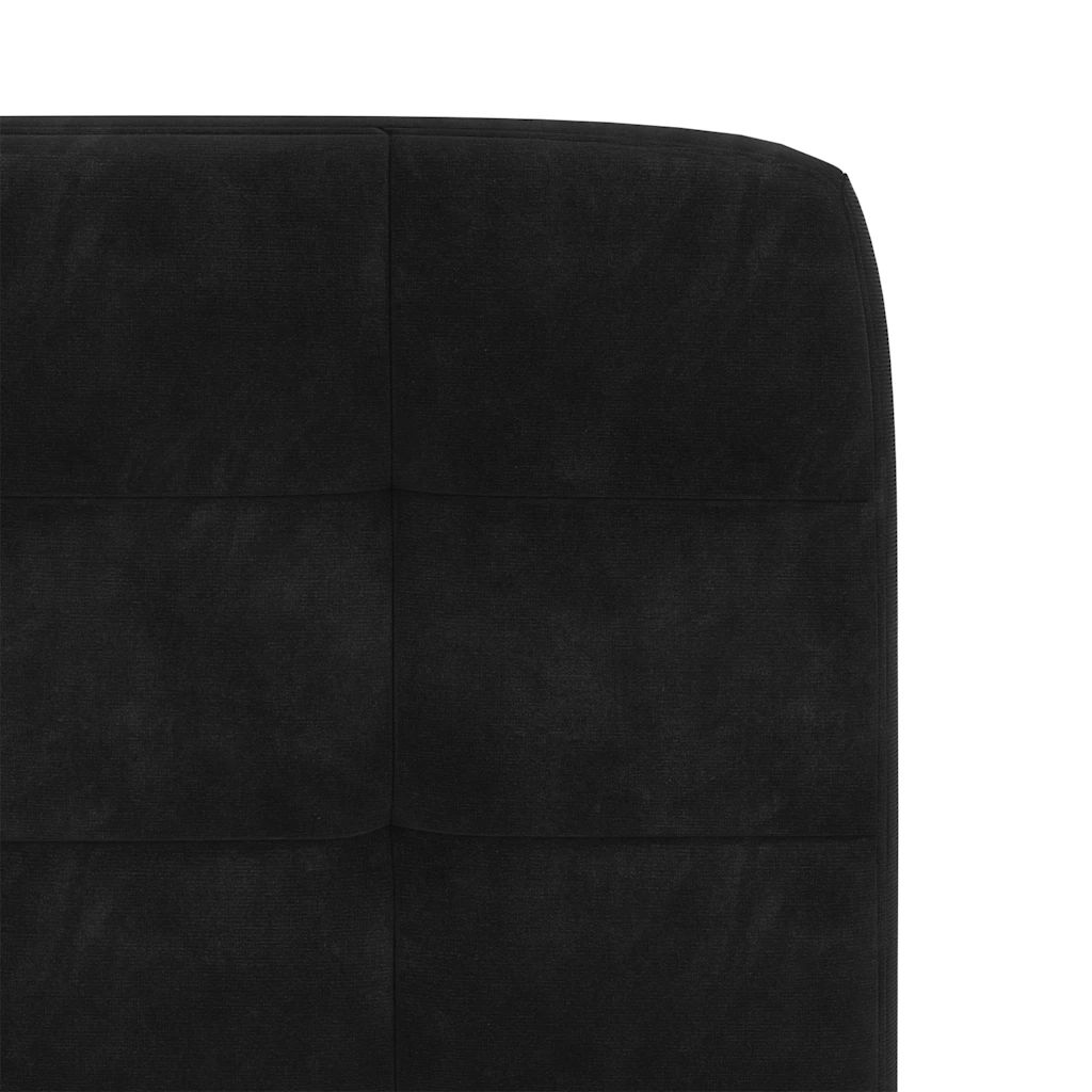 Sedie da Pranzo 2 pz Nere in Velluto 4101086