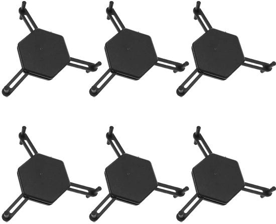 Organizzatore per tazze da caffè - Espandibile - Stivabile - Risparmia spazio - 6 pezzi - Plastica - Supporto per bicchieri