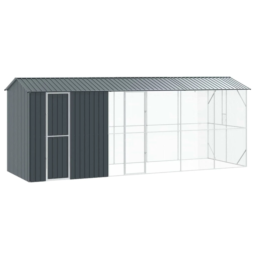 Gabbia per uccelli Antracite 645 x 208 x 247 cm Acciaio zincato 3325154