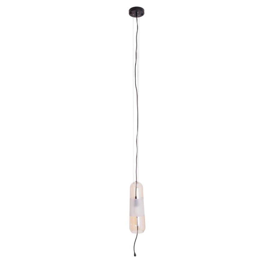Lampada a sospensione Maxlight MAURI vetro ambra E14
