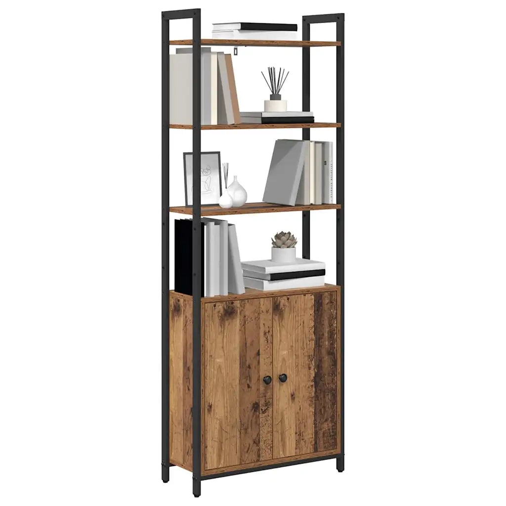 Armadio per Libri Legno vecchio 60 x 24 x 161 cm 883860
