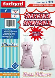 1 Pezzo Dispenser Sapone in Plastica Damina Rosa 2 Modelli