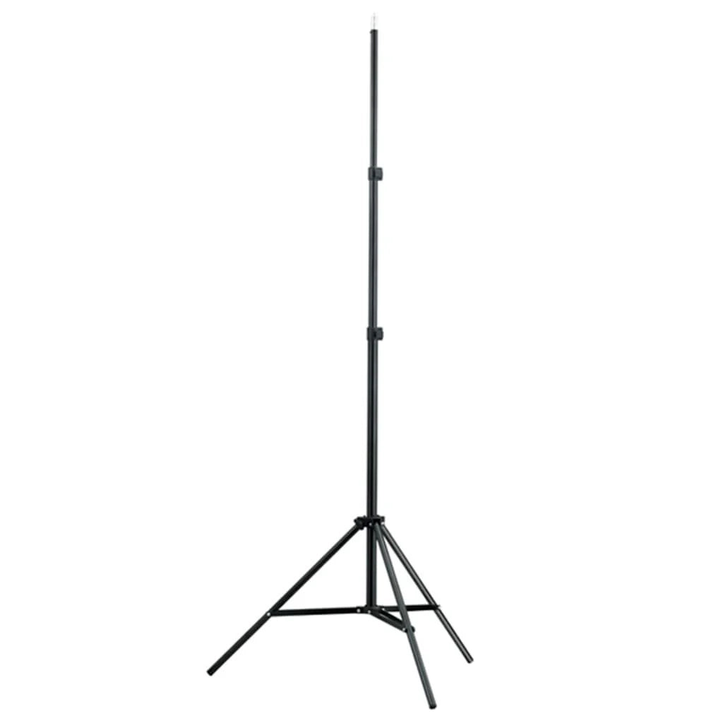 Kit professionale per studio fotografico con softbox e fondale nero 02_0001435