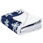 Coperta Copriletto in Poliestere bianco e azzurro x 200 cm stile moderno