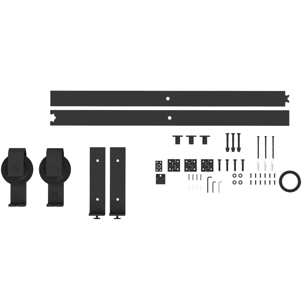 Porta scorrevole pieghevole ¨C Minimal ¨C 122 cm nero