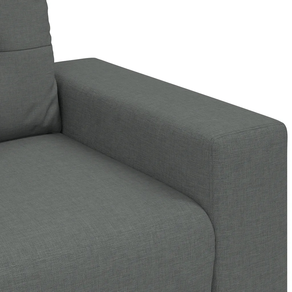 Divano Divanetto-Sofa Grigio Scuro 140 cm in Tessuto