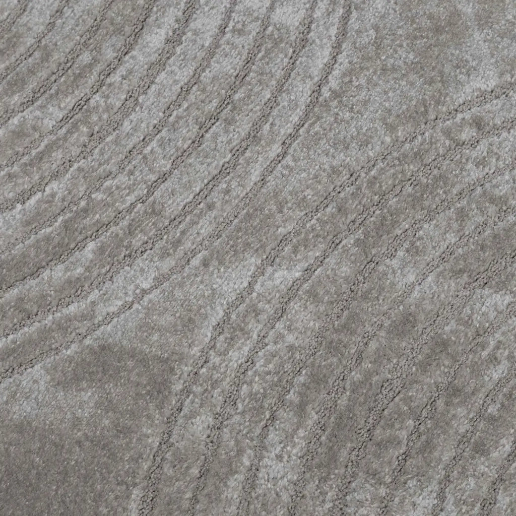 Tappeti per area Rotondo GALATI Grigio Ø 120 CM Poliestere 42022827