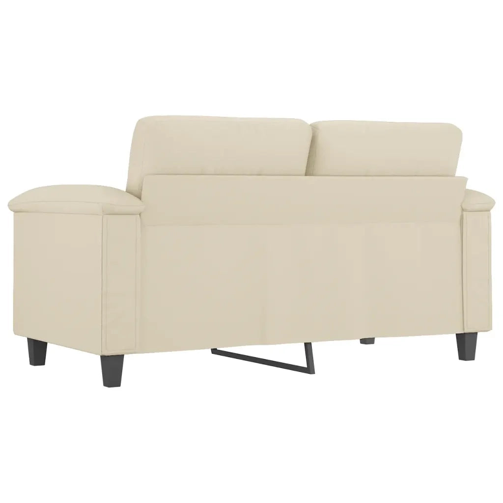 Divano a 2 Posti-Sofa 2 Posti Crema 120 cm in Similpelle 557994