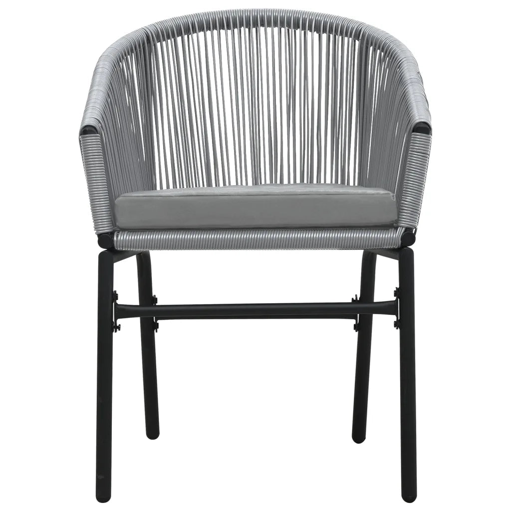 Set da Pranzo da Giardino 7 pz Grigio 3099254