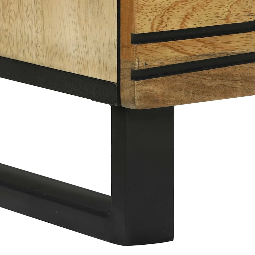 Highboard Marrone 60 x 33 x 100 cm legno massello di mango 4017966