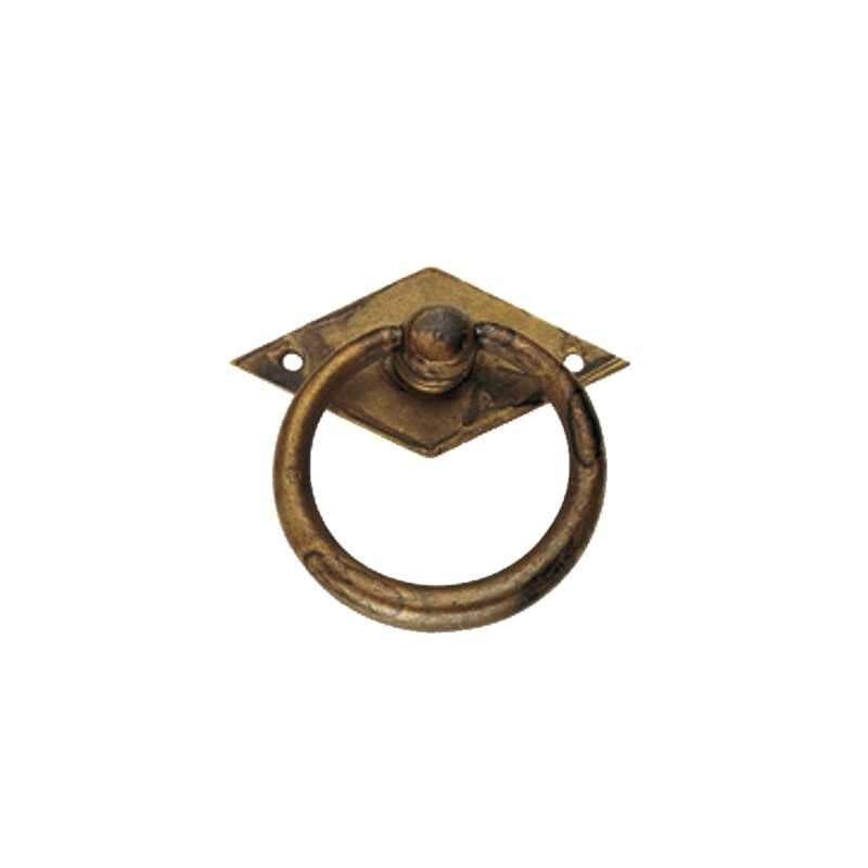 Maniglia Ciondolo Mostrina Ot Antico 50X44 2829 Ms